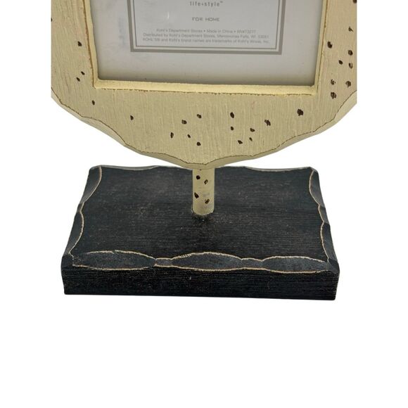 Sonoma Rooster Wood Picture Frame 3x3 Rustic Farmhouse Country Kitchen Decor New - Picture 3 of 8